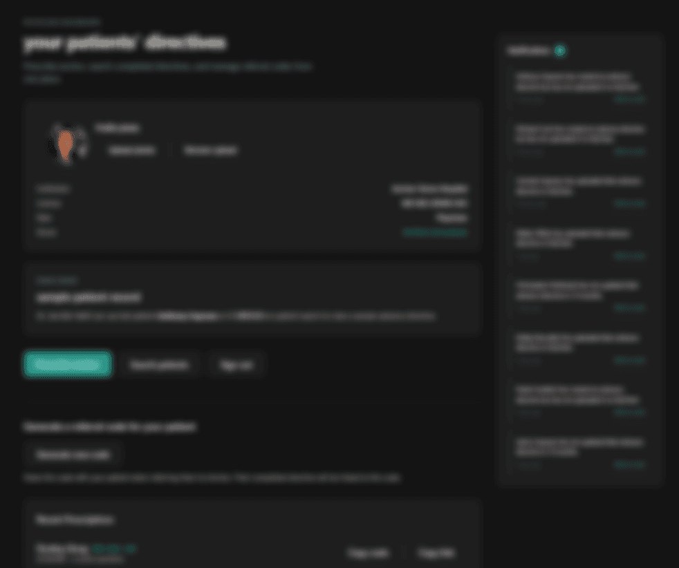 Anchor physician portal